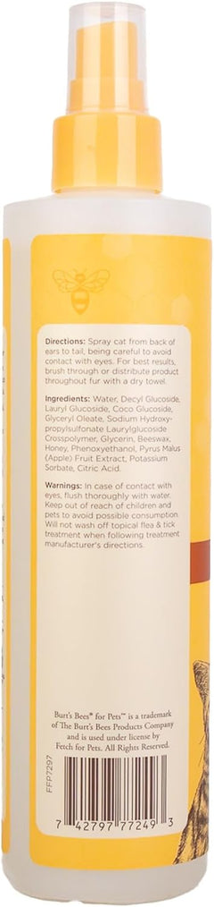 Waterless Cat Shampoo Spray, No-Rinse Cat Dry Shampoo with Shea Butter & Honey for Gentle Cleaning between Baths, Ph Balanced, No Harsh Detergents, 10 Fl Oz