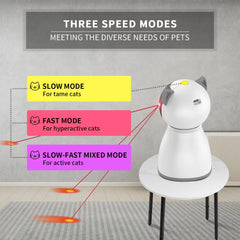 Cat Toys,The 4Th Generation Real Random Trajectory,Motion Activated Rechargeable Automatic Cat Laser Toy,Interactive Cat Toys for Indoor Cats/Kitten/Dogs